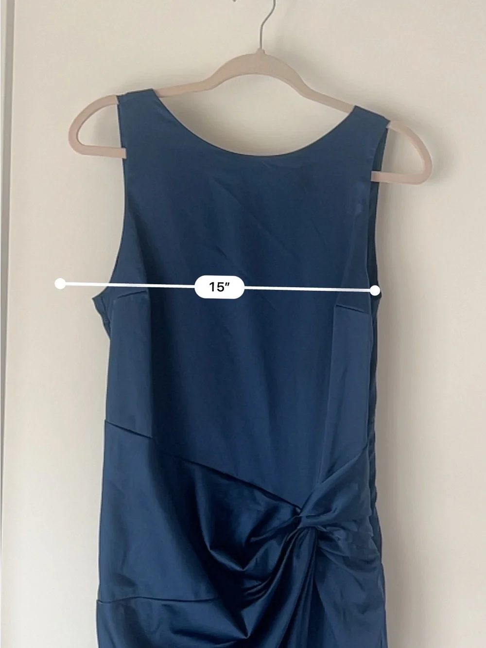 Abercrombie & Fitch Split Knot Draped Maxi Dress in Navy Blue - NWT!